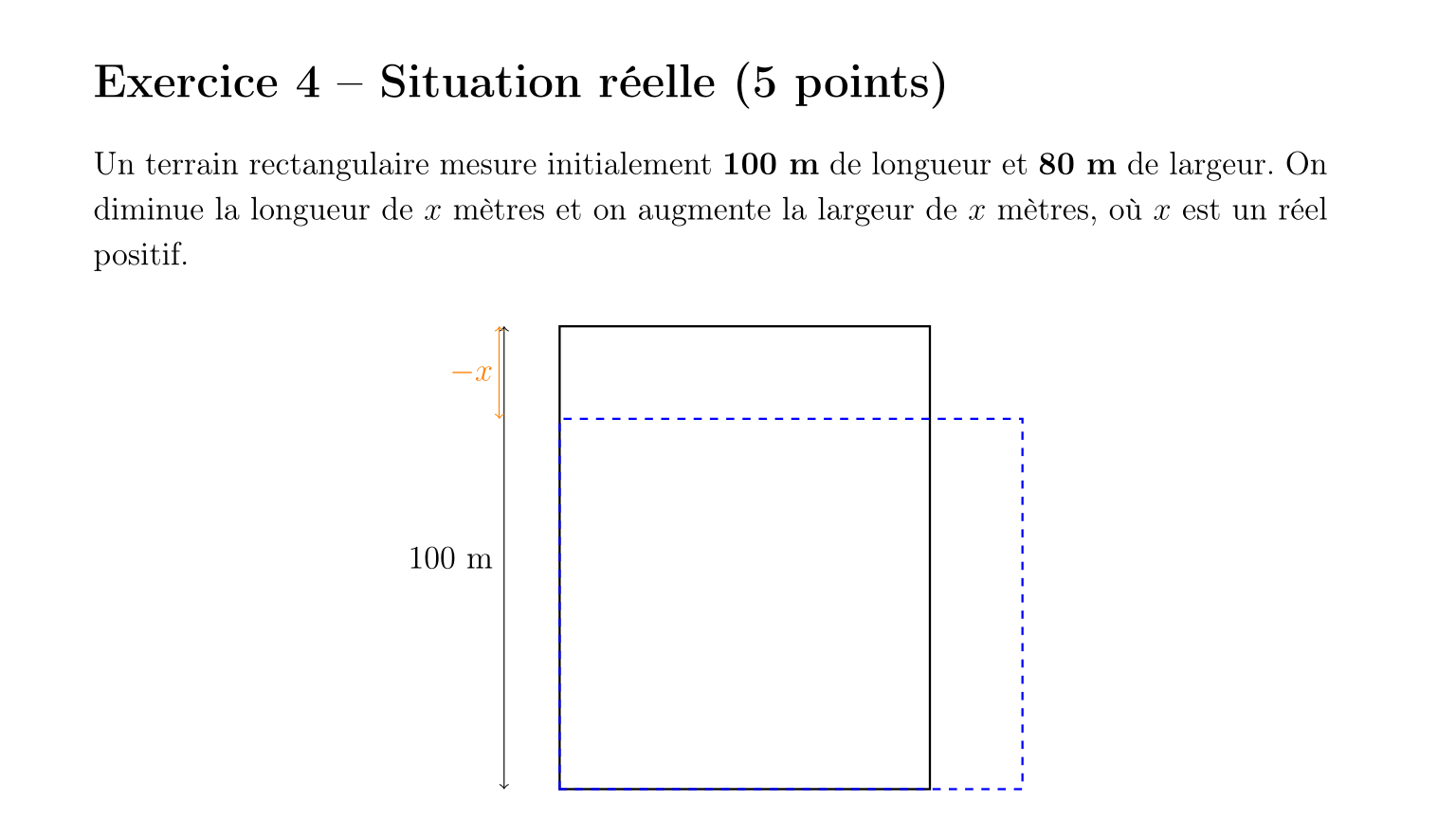 Maths Seconde — Contrôle Fonctions Affines et Inéquations — Contrôle en ligne 2 — Niveau Facile