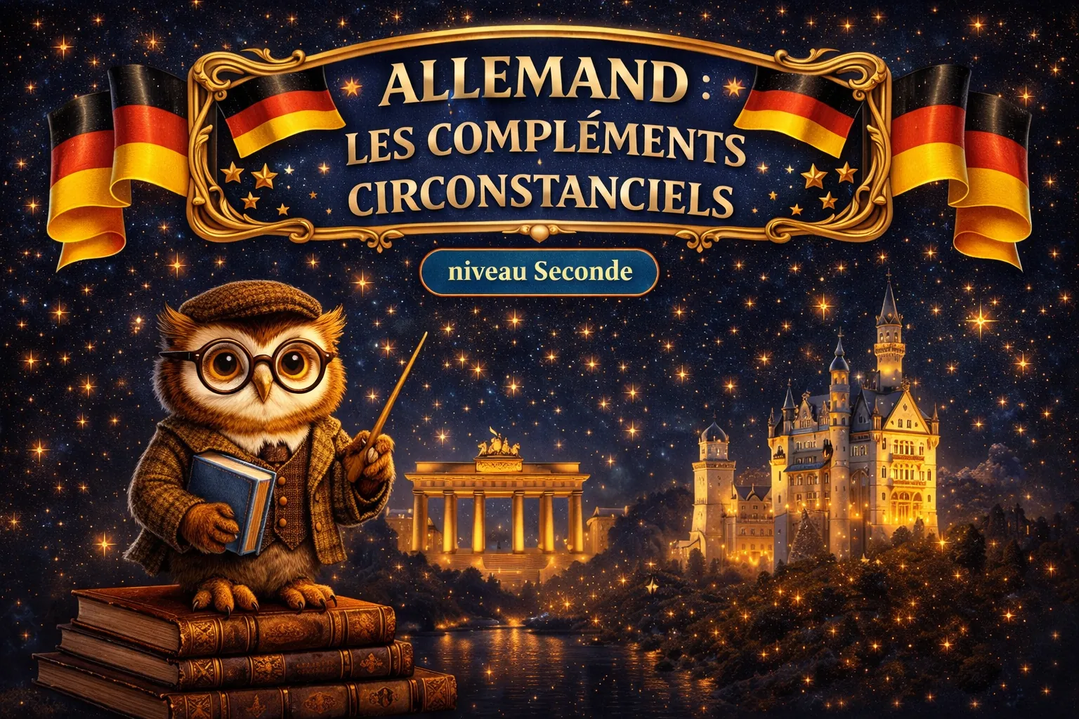 Allemand Seconde LV2 — Les compléments circonstanciels