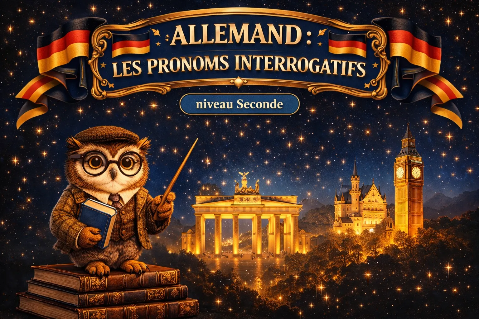 Allemand Seconde LV2 — Les pronoms interrogatifs