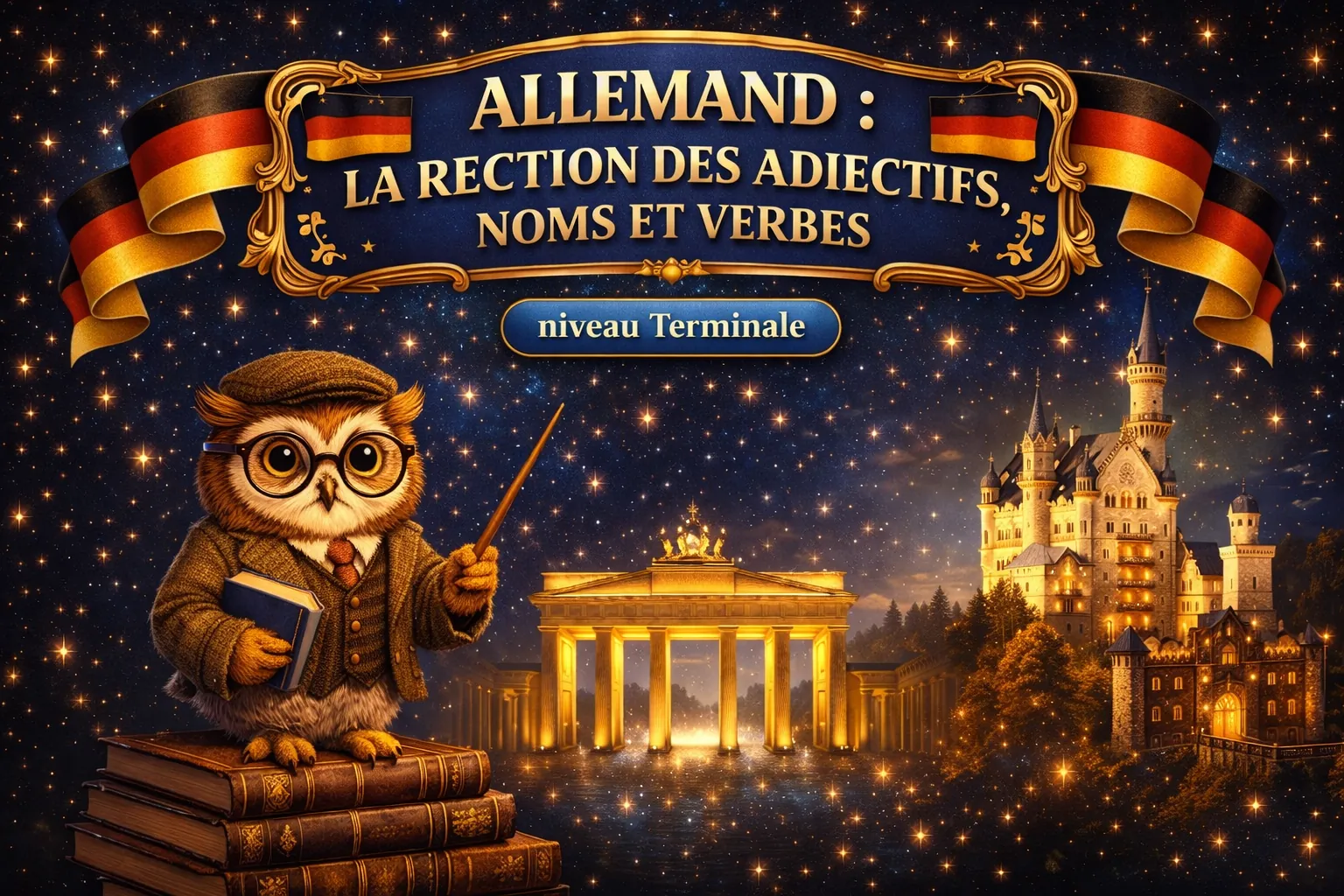 La rection des adjectifs, noms et verbes — Allemand Terminale LV1