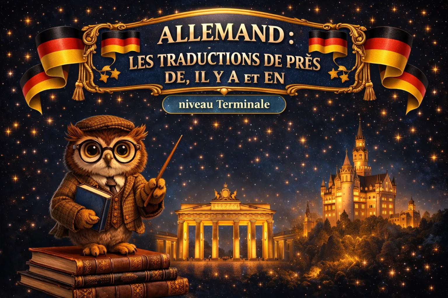 Les traductions de « près de », « il y a » et « en » — Allemand Terminale LV1