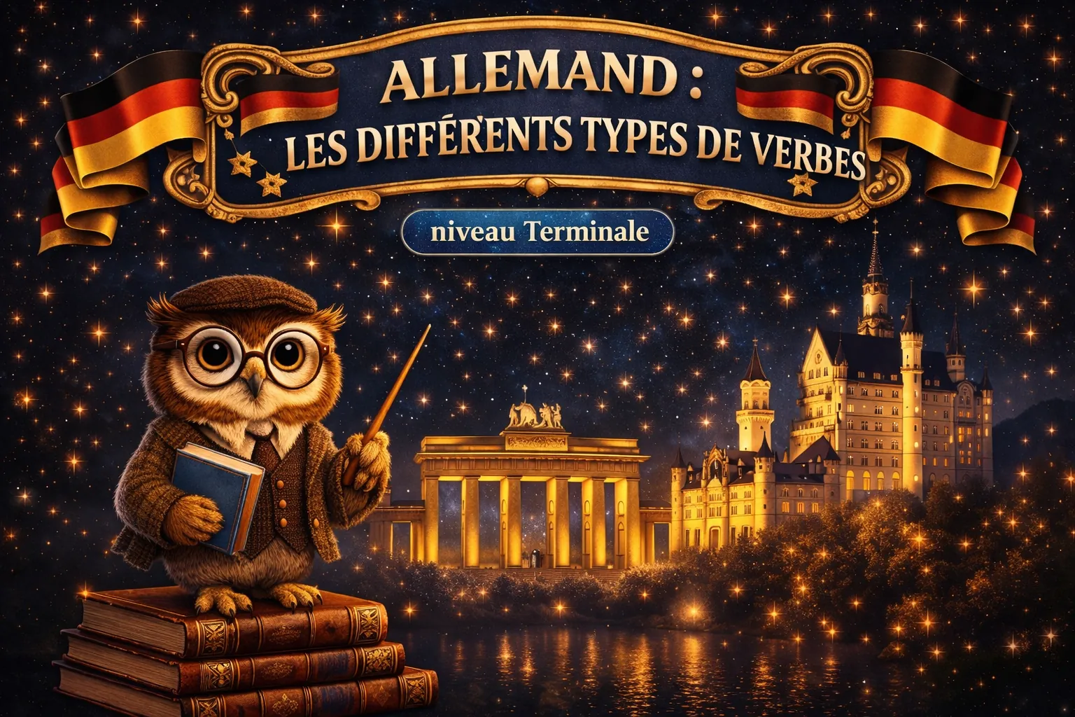 Les différents types de verbes — Allemand Terminale LV1