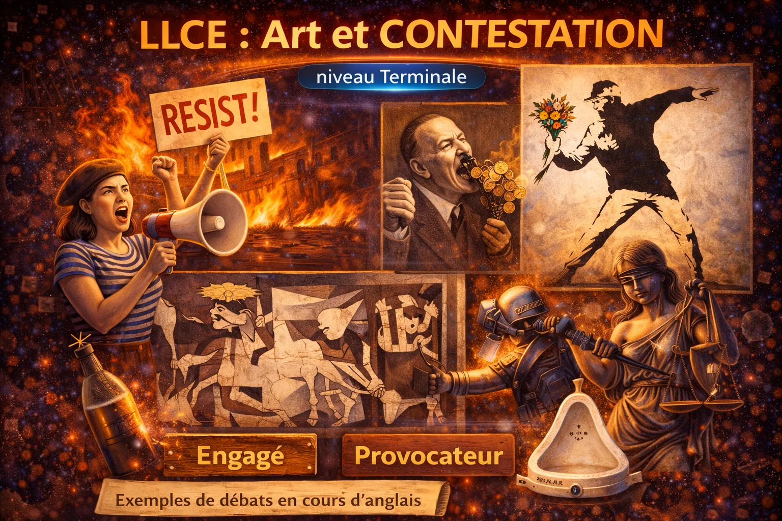 Art et contestation — LLCE Anglais Terminale