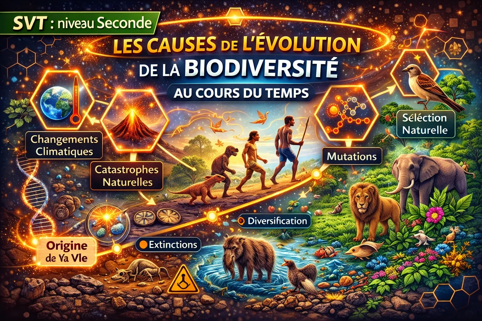 Les causes de l’évolution de la biodiversité au cours du temps — Seconde