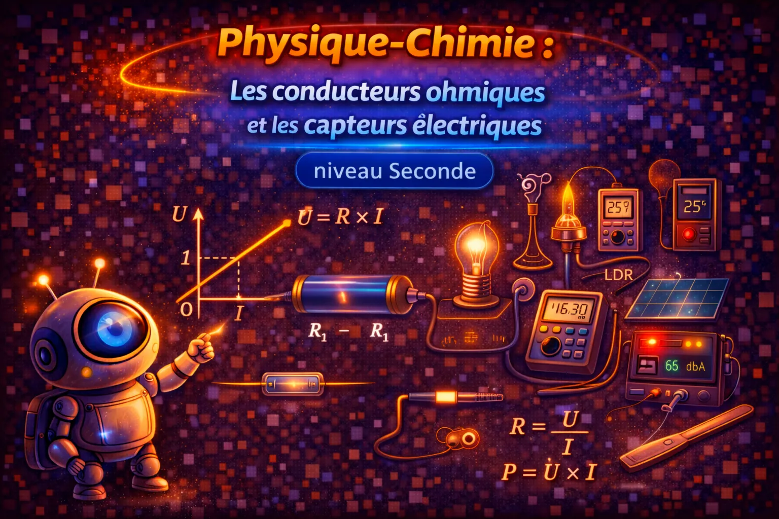 Les conducteurs ohmiques et les capteurs électriques — Seconde