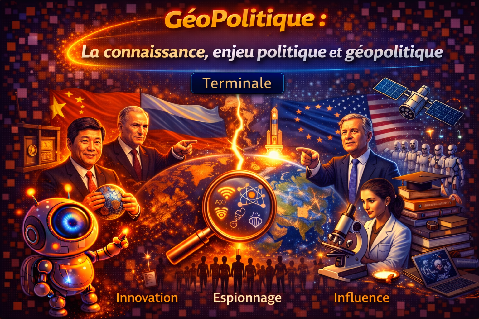 La connaissance, enjeu politique et géopolitique — Géopolitique Terminale