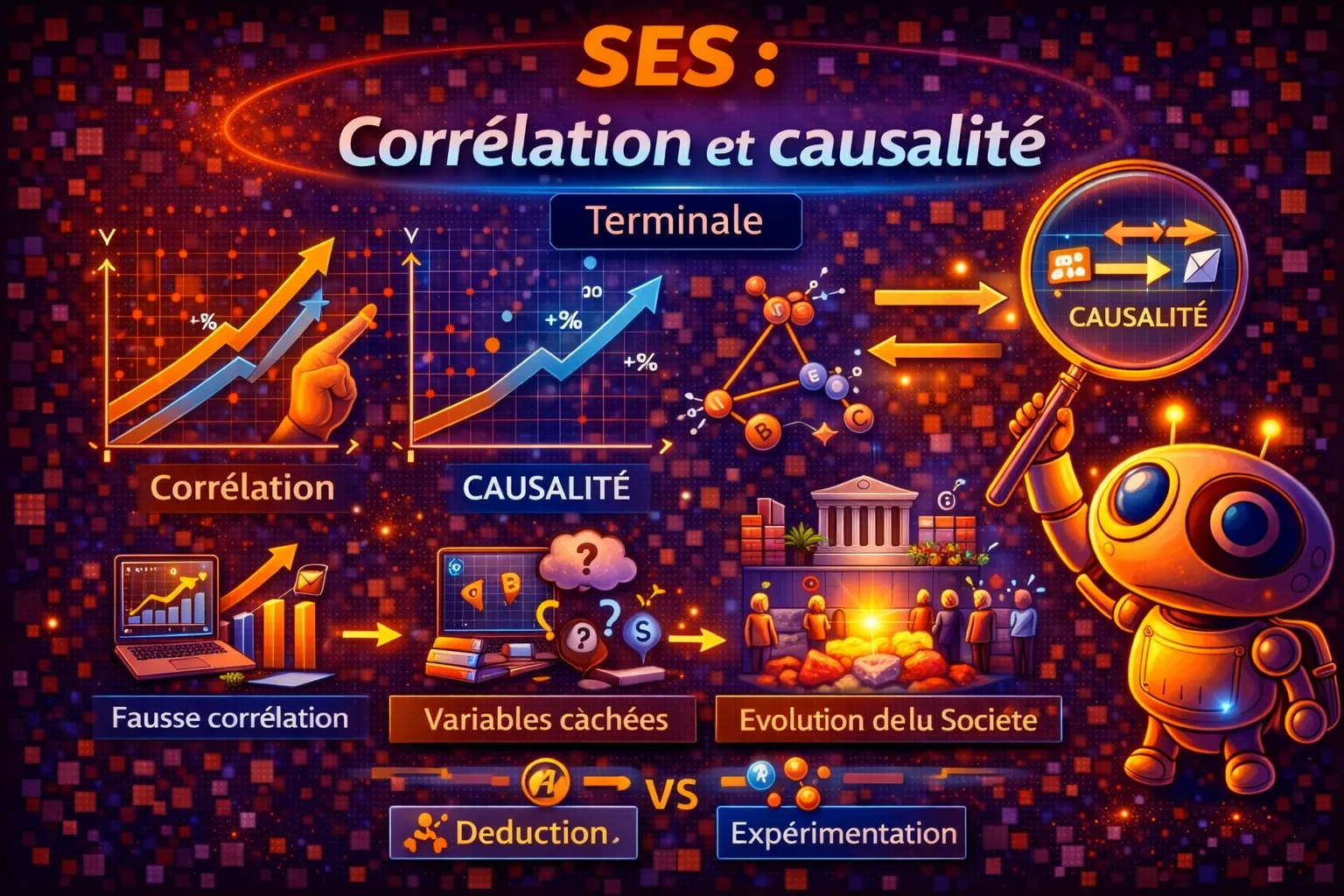 Corrélation et causalité — SES Terminale