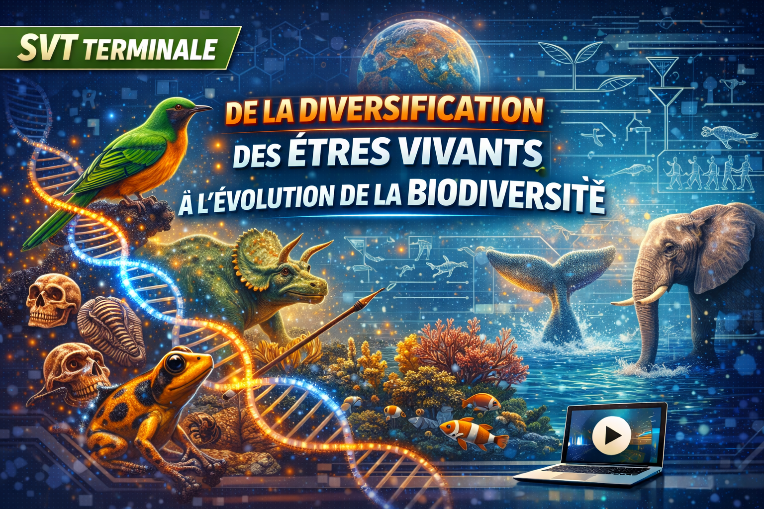SVT SPE Terminale — De la diversification des êtres vivants à l’évolution de la biodiversité — Terminale S