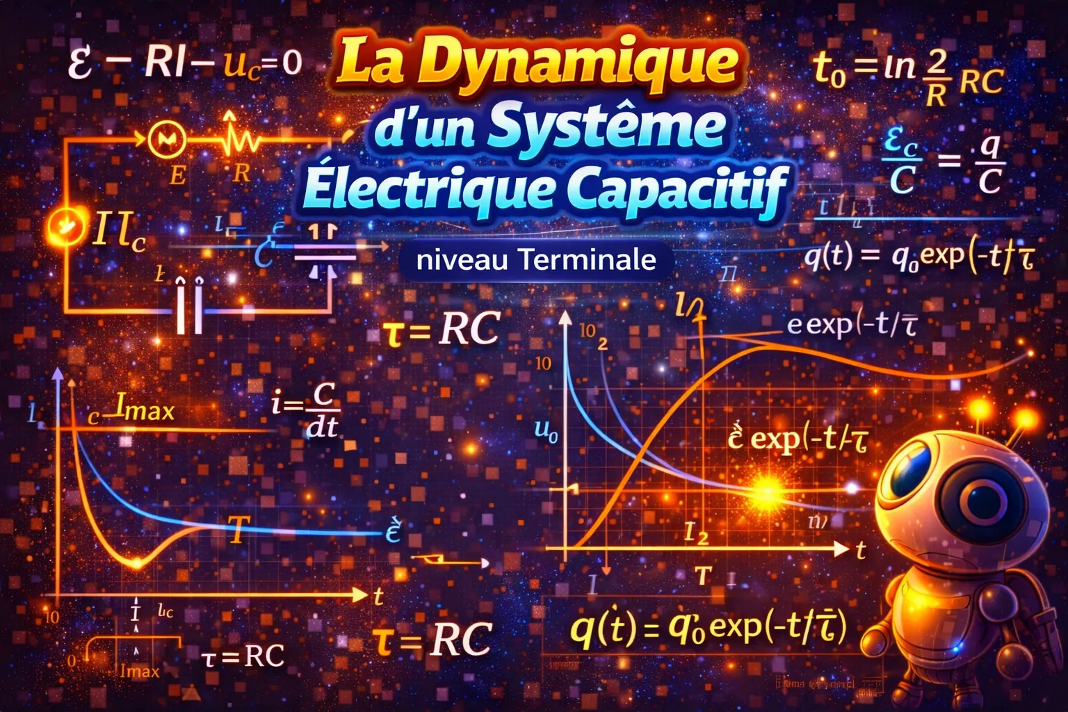 La dynamique d’un système électrique capacitif — Terminale