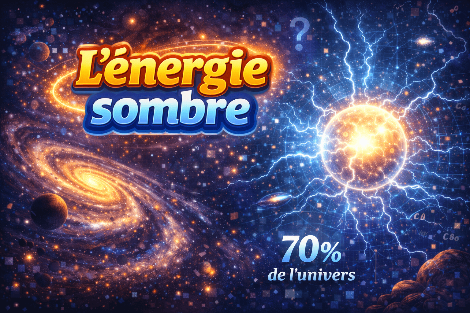 Dark energy accelerating universe expansion, cosmic background, and galaxy clusters.