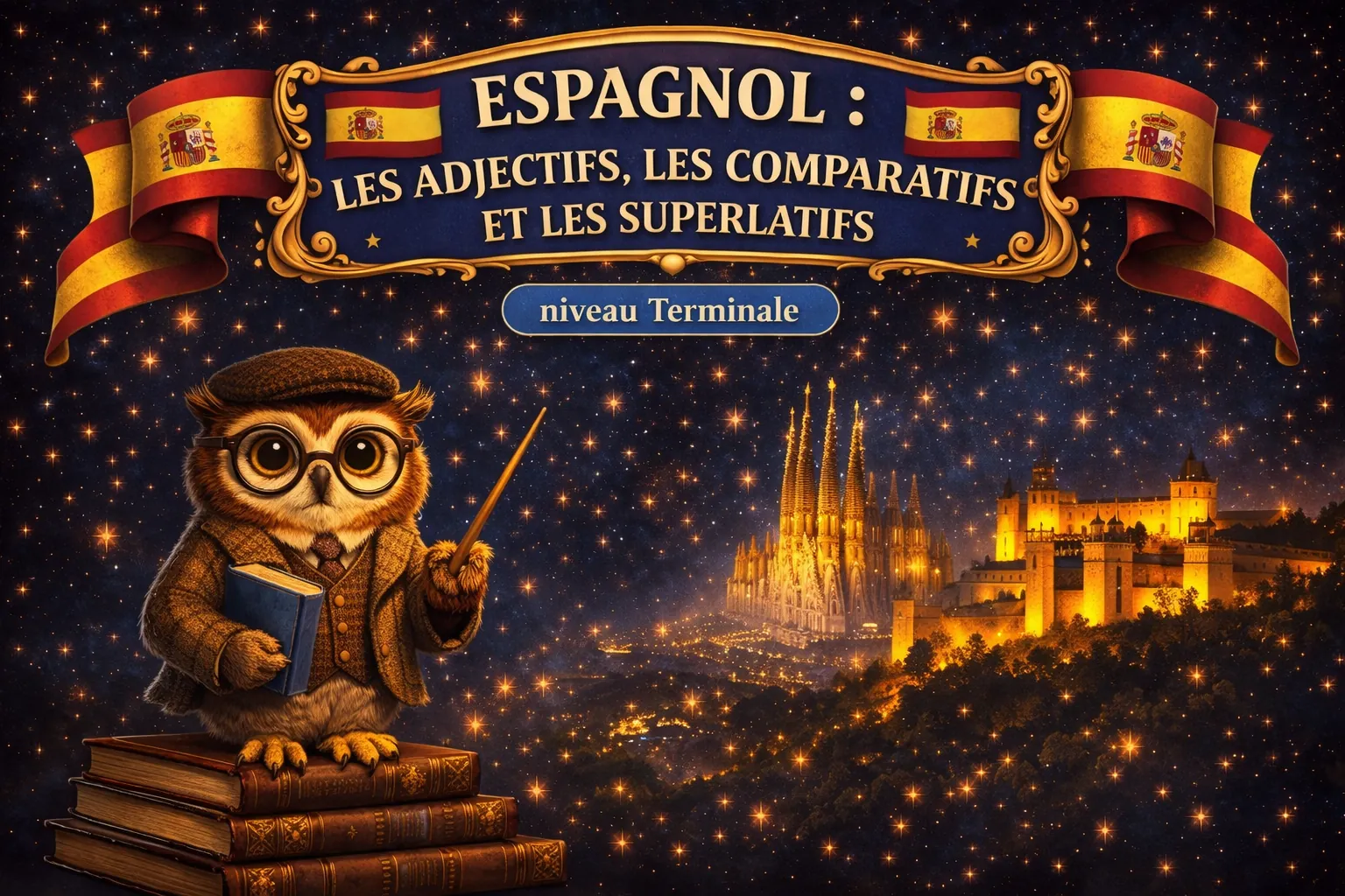 Les adjectifs qualificatifs, les comparatifs et les superlatifs — Espagnol Terminale LV2