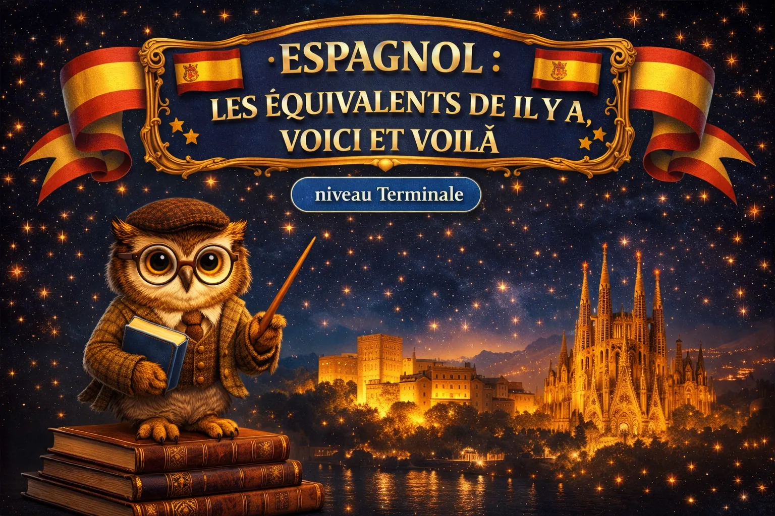 Les équivalents de « il y a », « voici » et « voilà » — Espagnol Terminale LV2