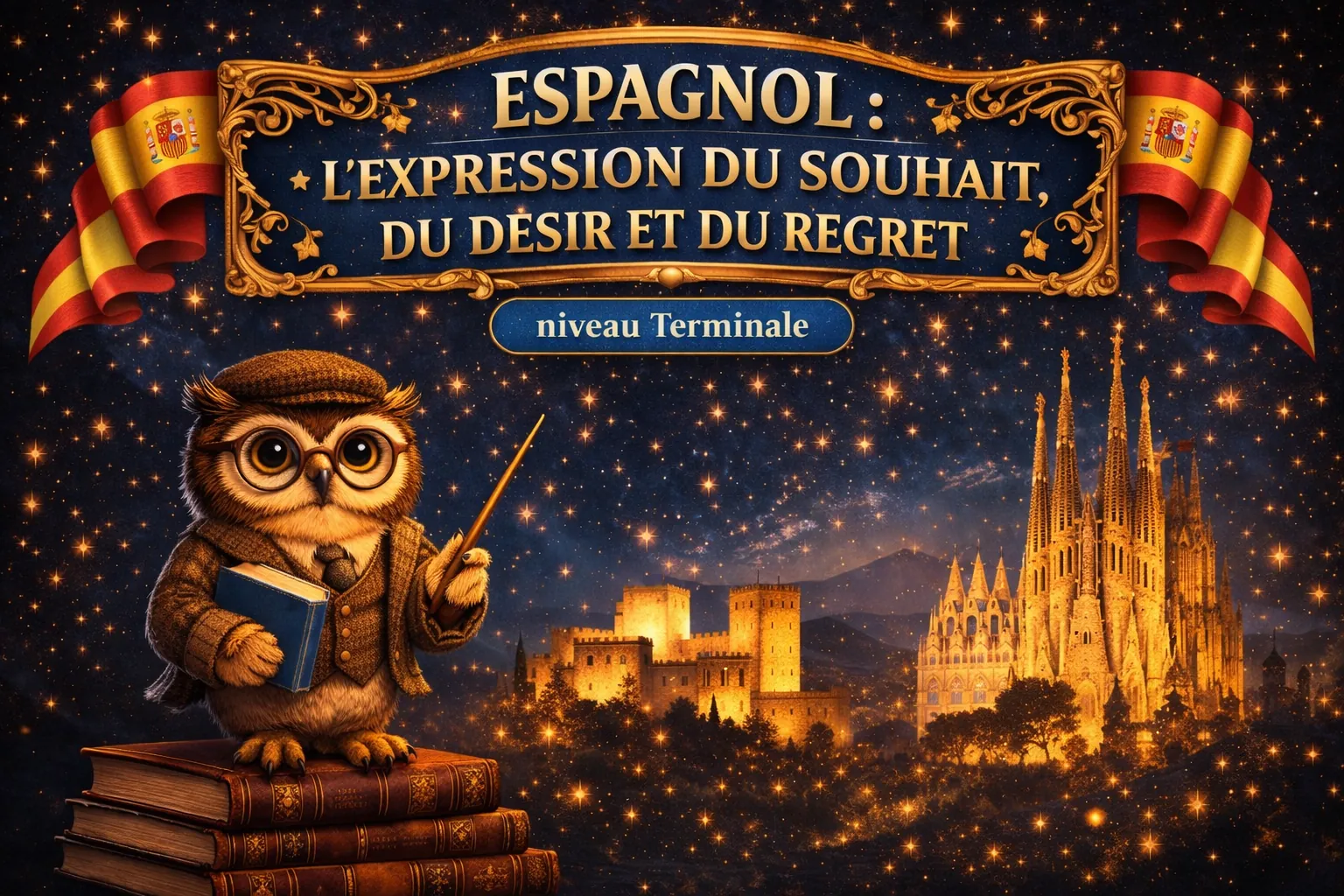 L’expression du souhait, du désir et du regret — Espagnol Terminale LV2