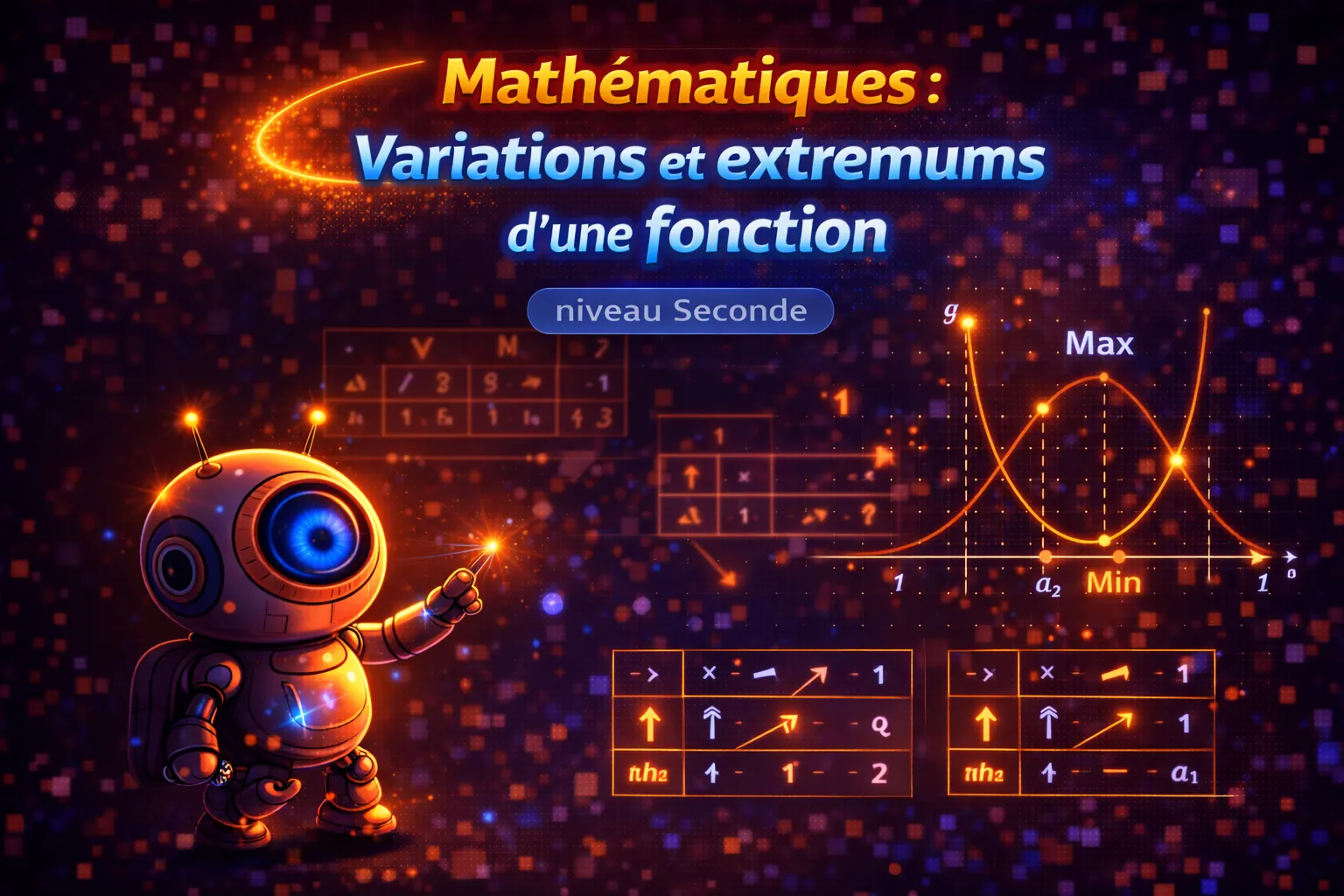 Maths Seconde — Variations et extremums d’une fonction