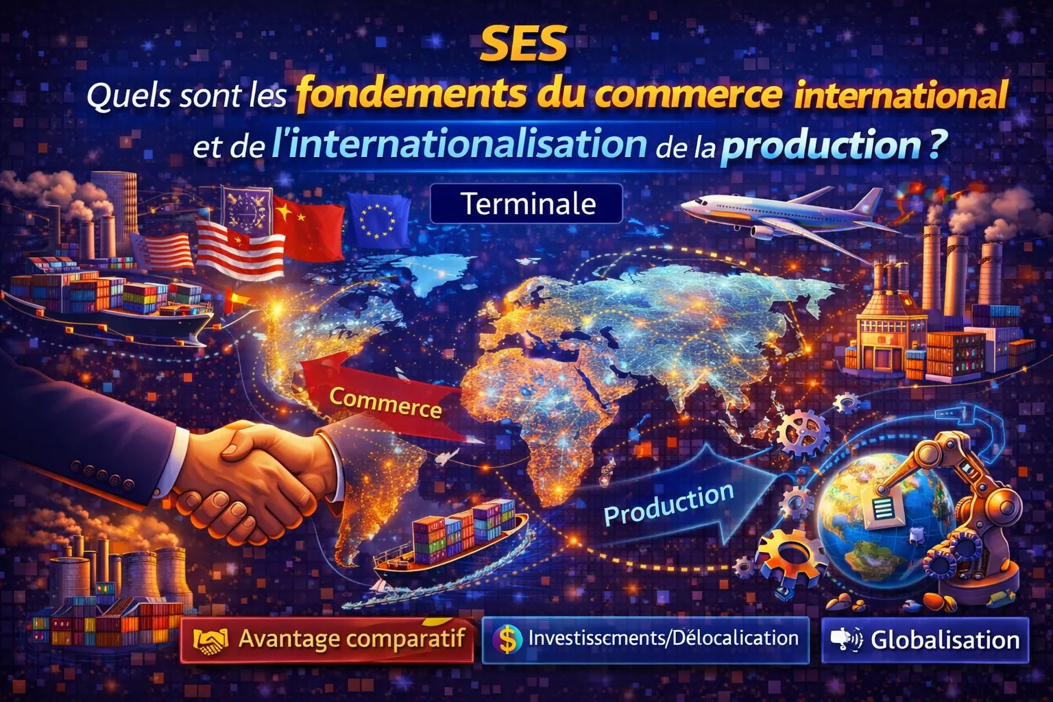 Quels sont les fondements du commerce international et de l’internationalisation de la production ? — Terminale