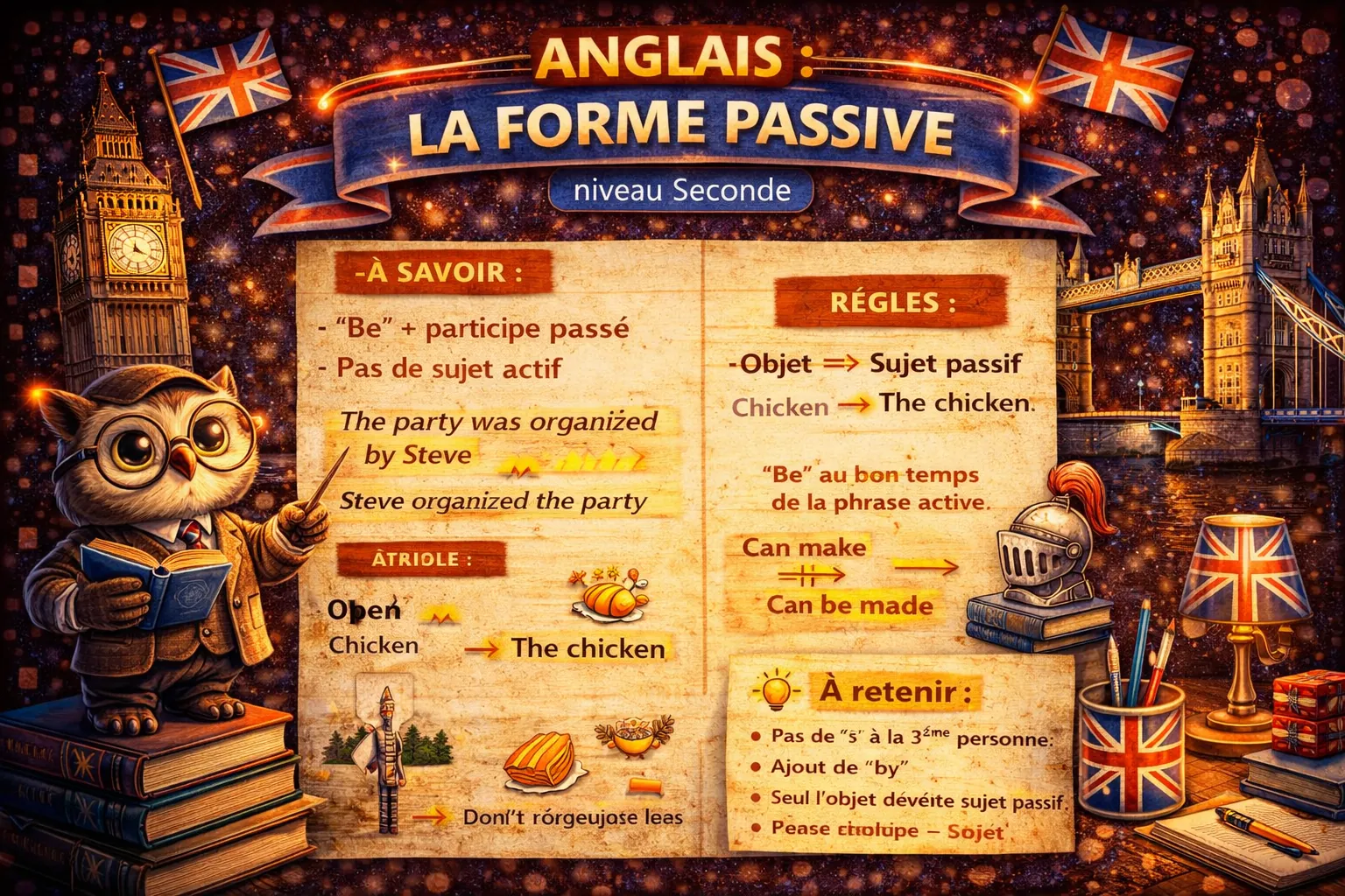 La forme passive — Seconde