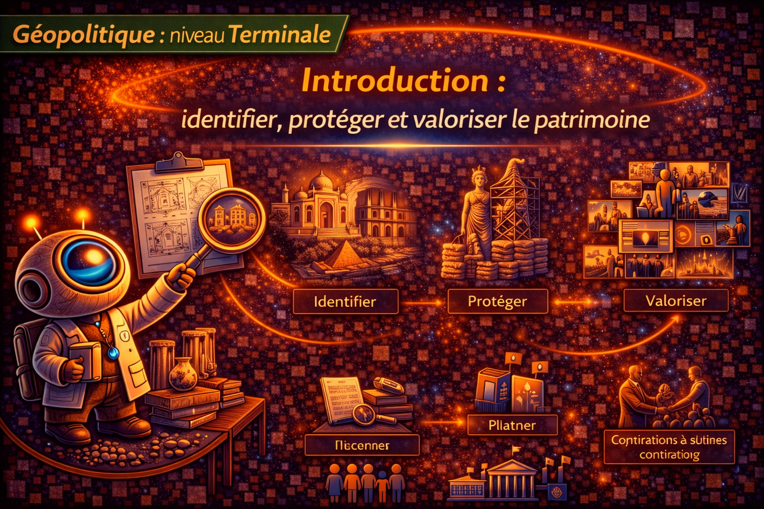 Introduction : identifier, protéger et valoriser le patrimoine — Géopolitique Terminale