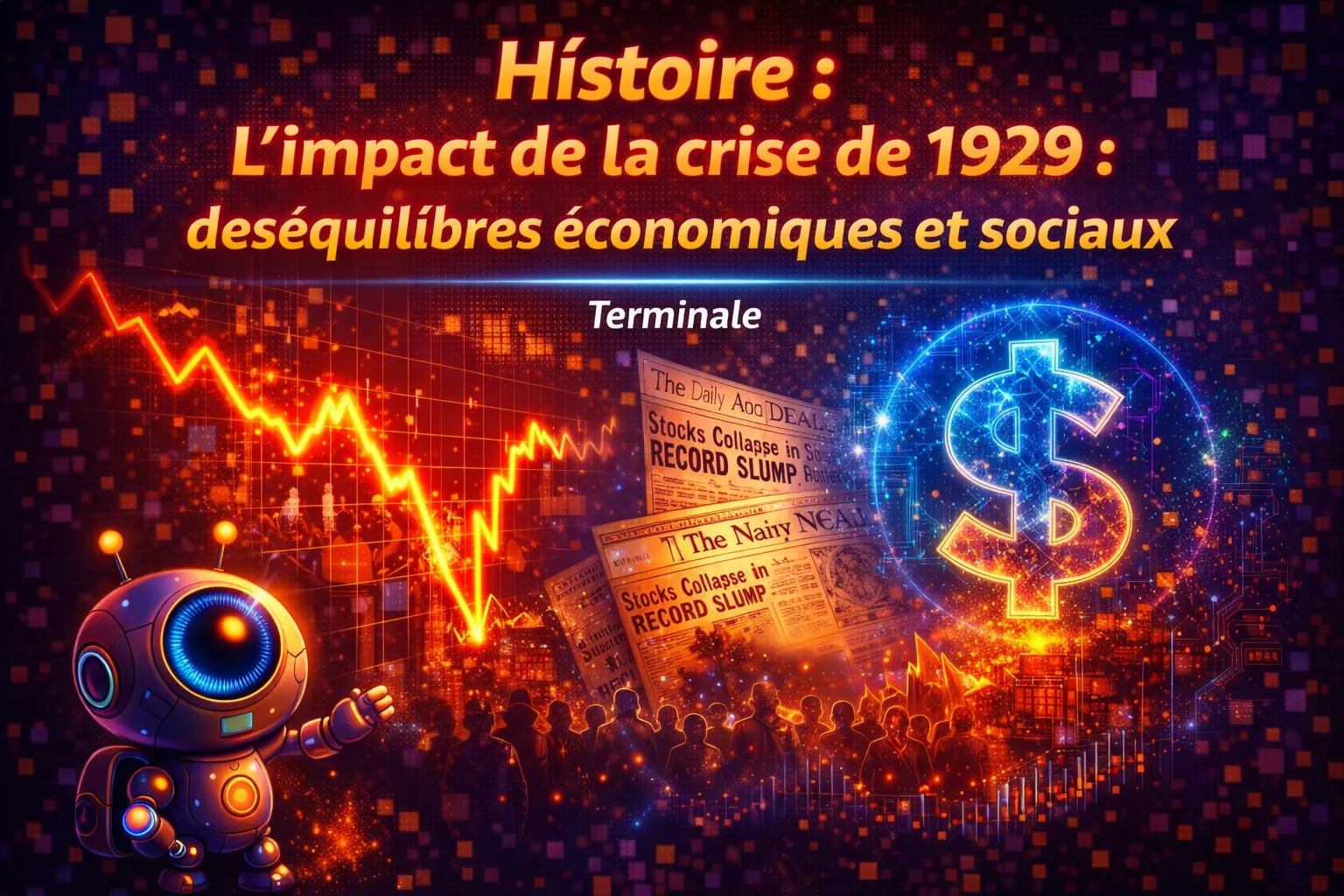 L’impact de la crise de 1929 : déséquilibres économiques et sociaux