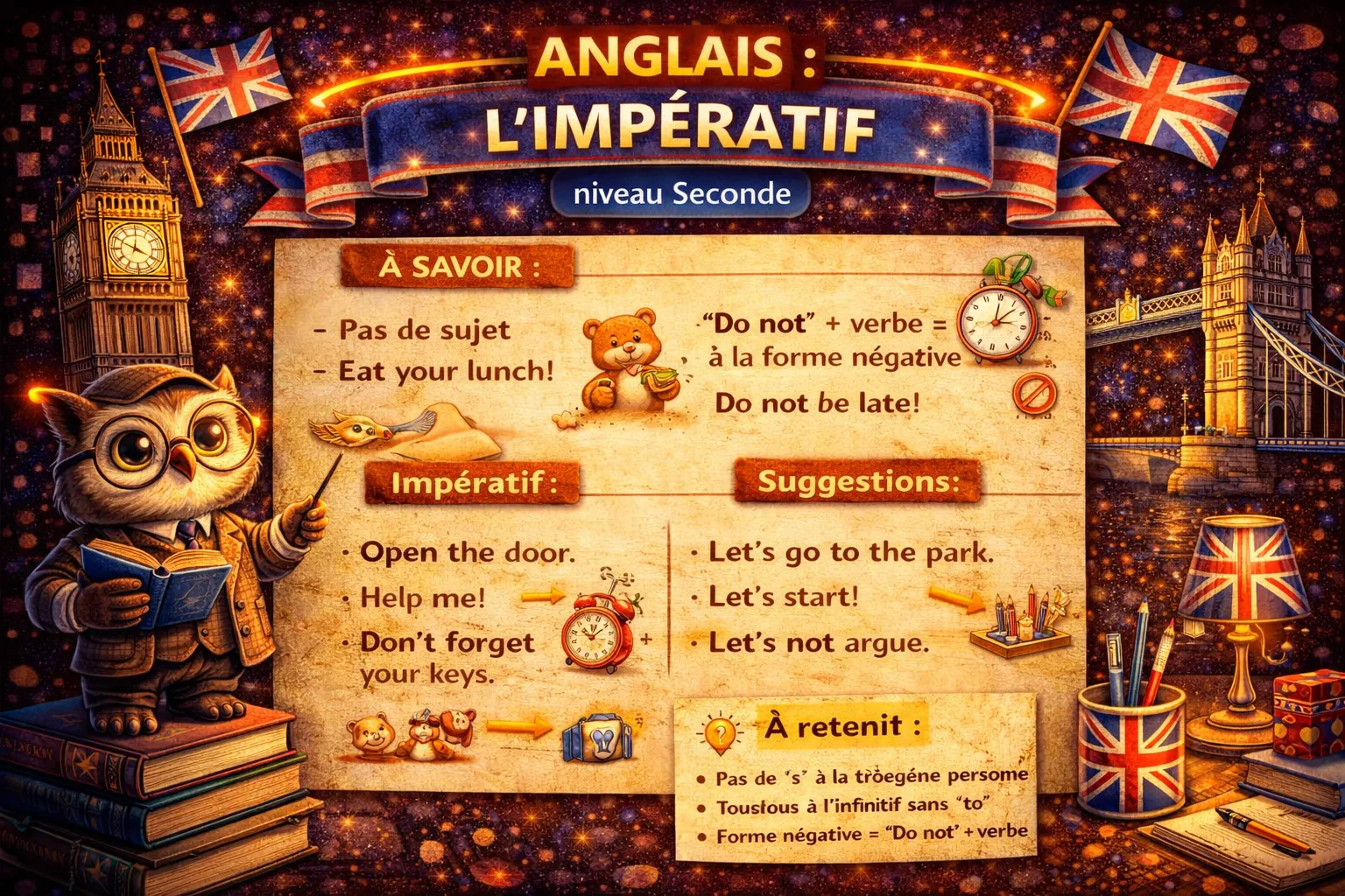 L’impératif — Seconde