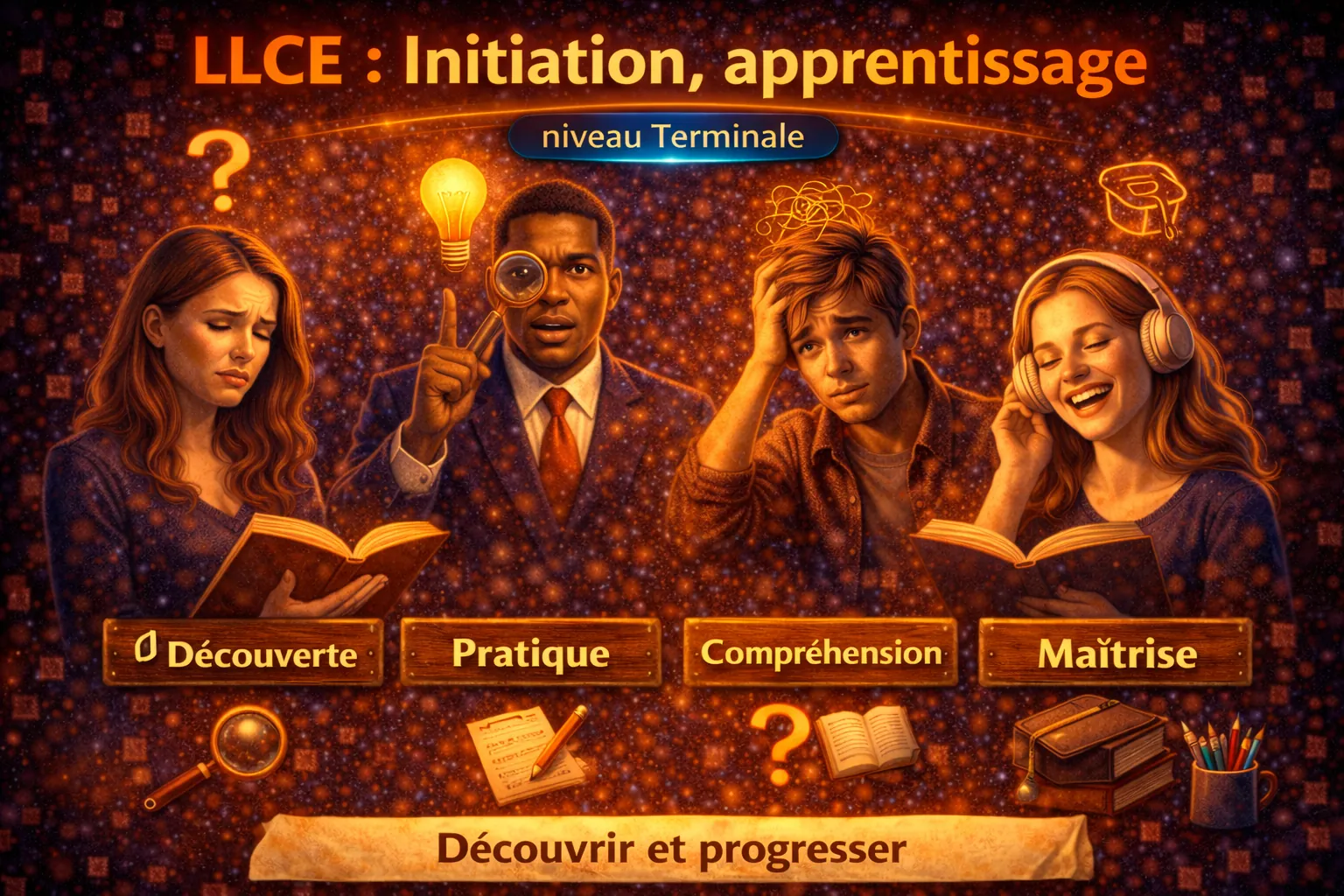 Initiation, apprentissage — LLCE Anglais Terminale