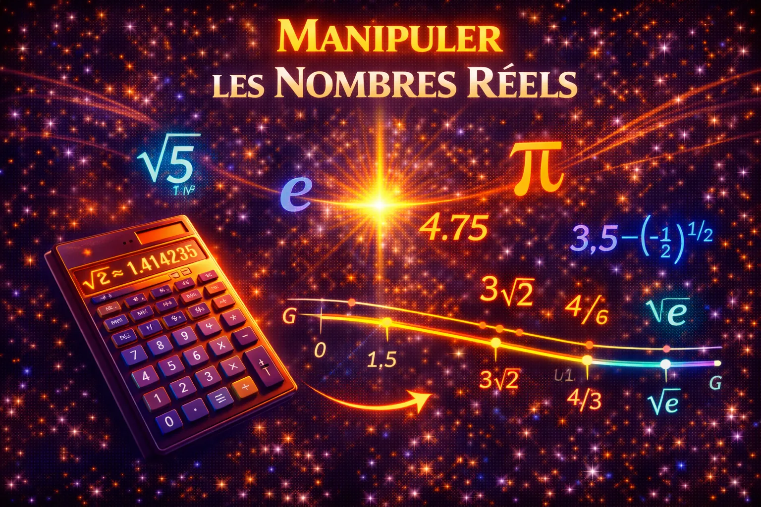 Manipuler les nombres réels — Seconde