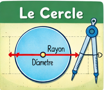 Maths Sixième — Longueur, cercle et triangle — Cours + Exercices