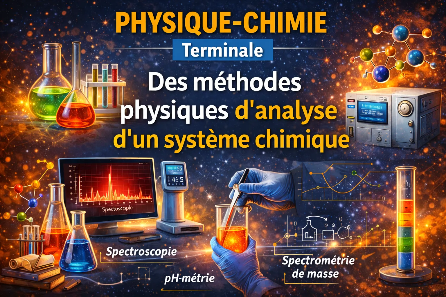 Des méthodes physiques d’analyse d’un système chimique — Terminale