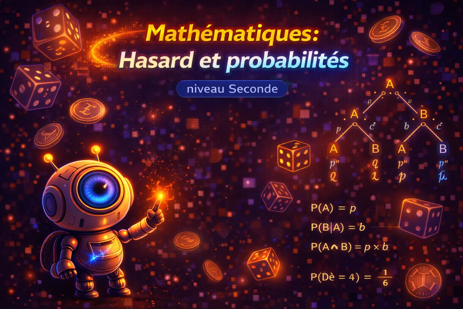 Maths Seconde — Modéliser le hasard et calculer des probabilités
