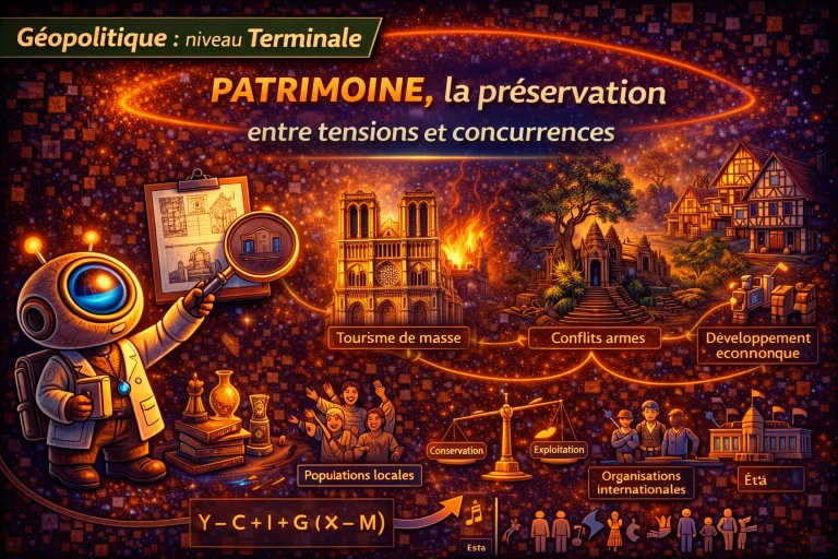 Patrimoine, la préservation entre tensions et concurrences — Géopolitique Terminale