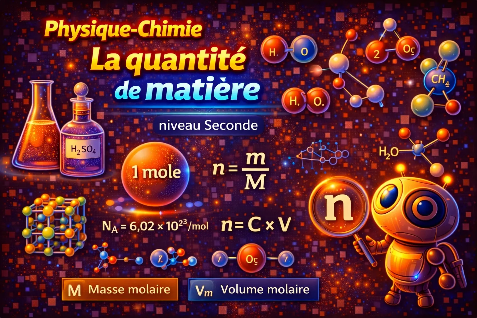 La quantité de matière — Seconde