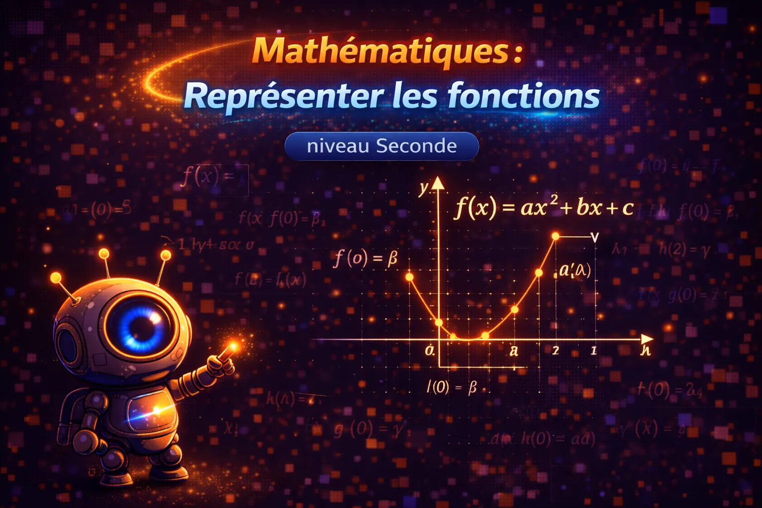 Maths Seconde — Représenter algébriquement et graphiquement les fonctions