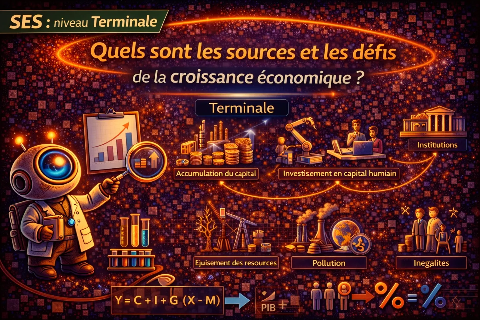 Quels sont les sources et les défis de la croissance économique ? — Terminale