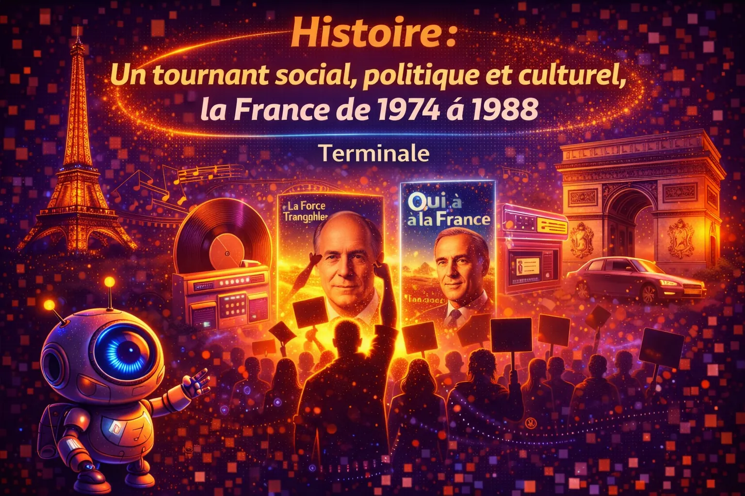 Un tournant social, politique et culturel — La France de 1974 à 1988