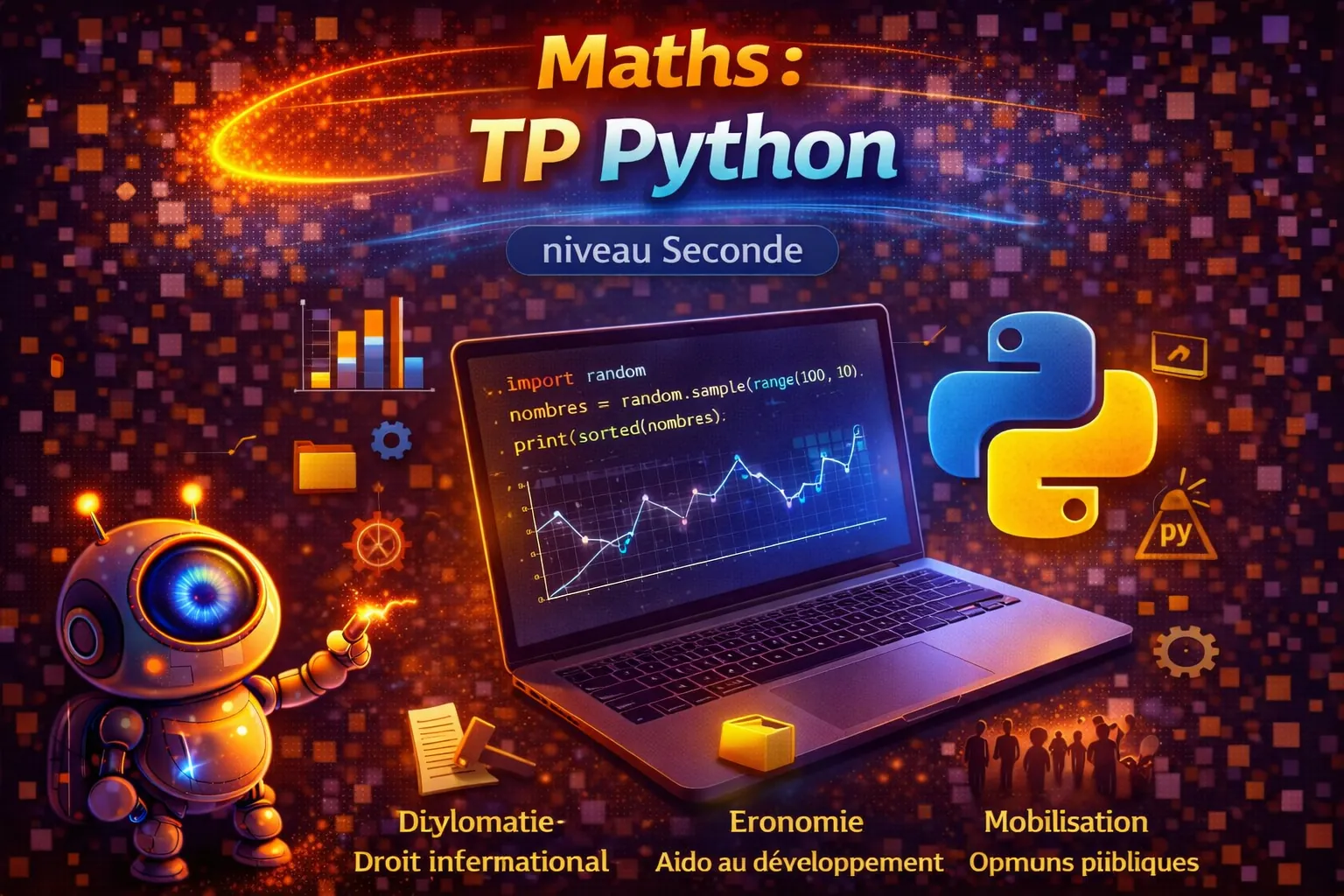 Maths Seconde — TP Python en ligne 1