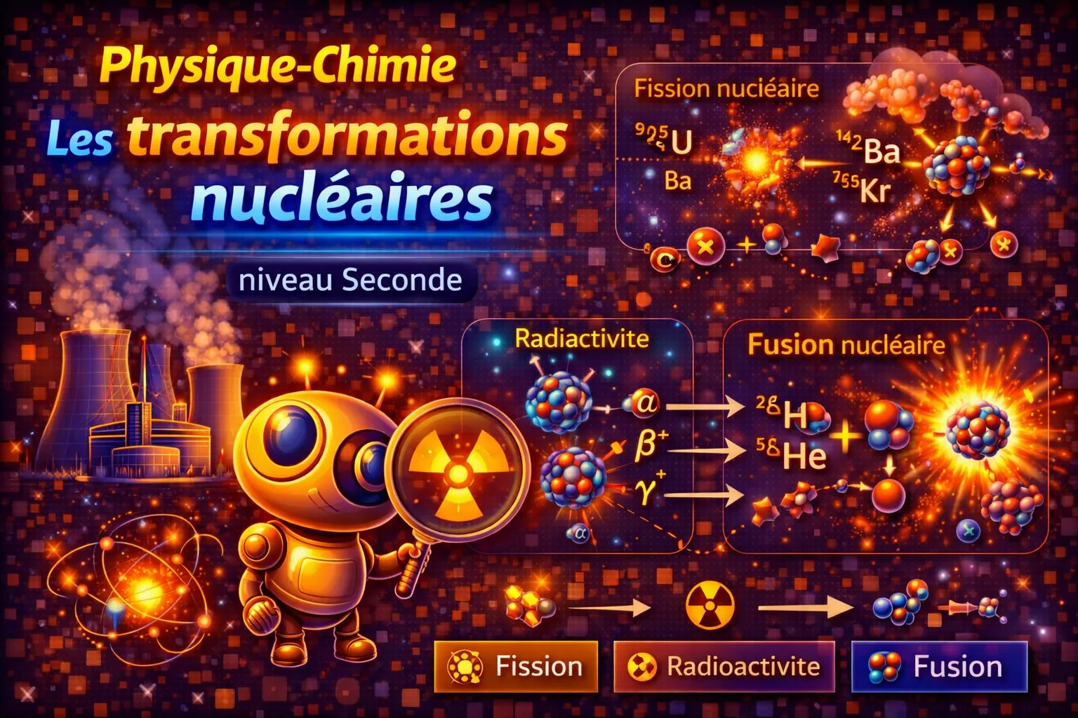 Les transformations nucléaires — Seconde