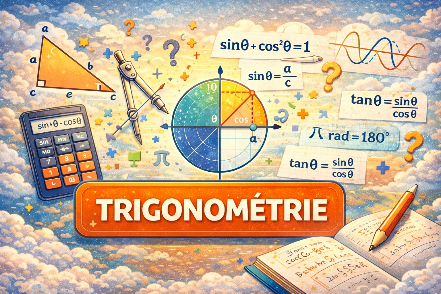 Maths SPE Première — Trigonométrie et fonctions trigonométriques — Cours + Exercices