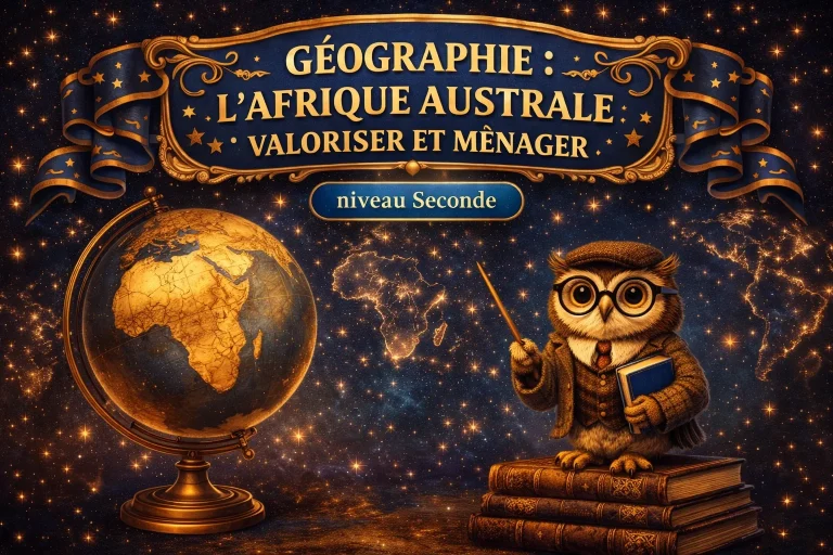 Géographie Seconde — Les milieux d’Afrique australe : valoriser et ménager