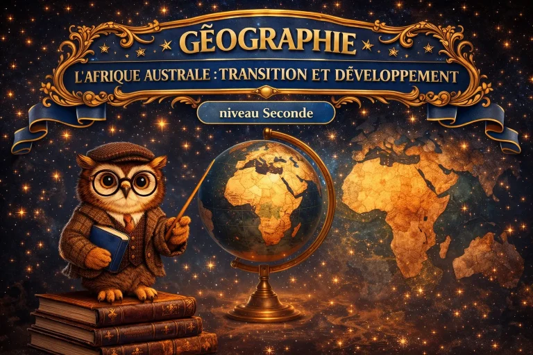 Géographie Seconde — Les défis de la transition et du développement en Afrique australe