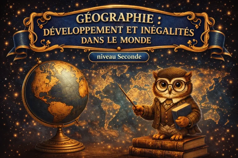 Géographie Seconde — Développement et inégalités dans le monde