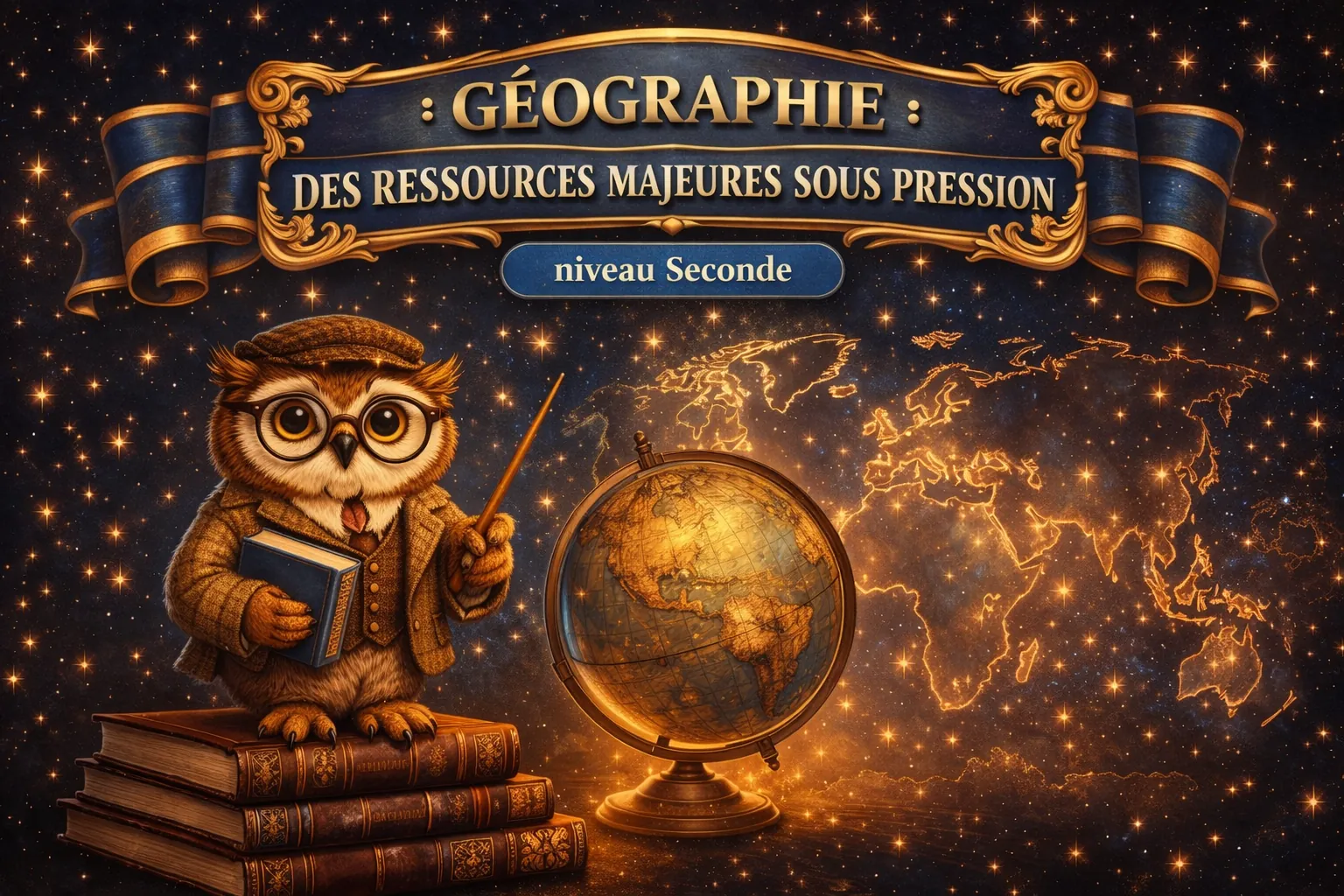 Géographie Seconde — Des ressources majeures sous pression : tensions et gestion