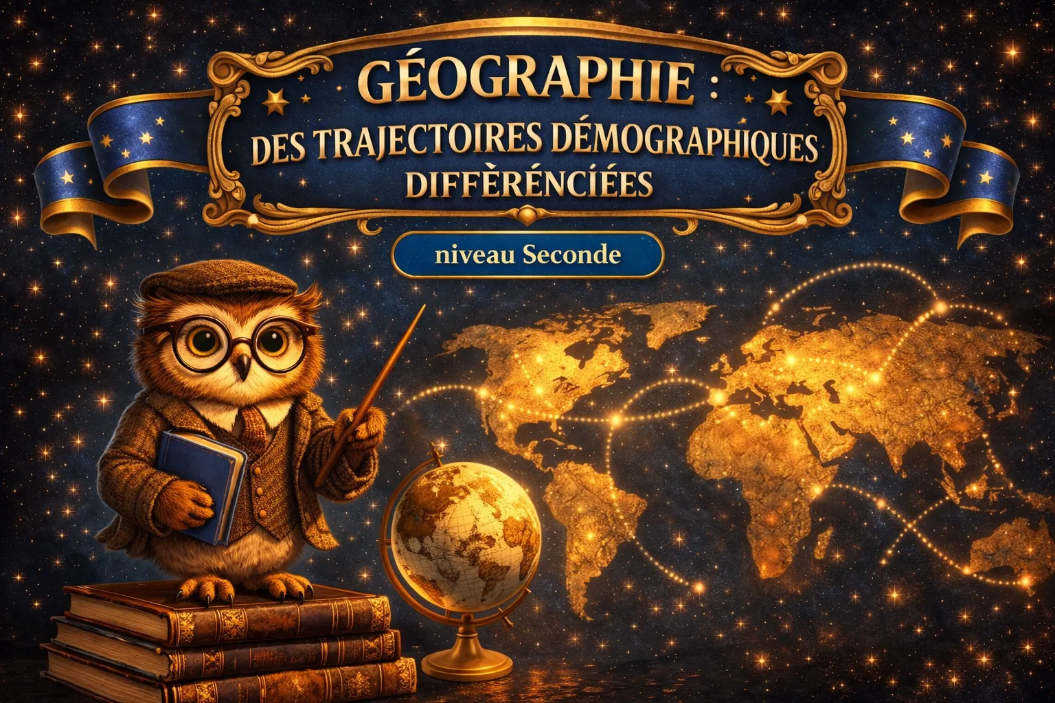 Géographie Seconde — Des trajectoires démographiques différenciées