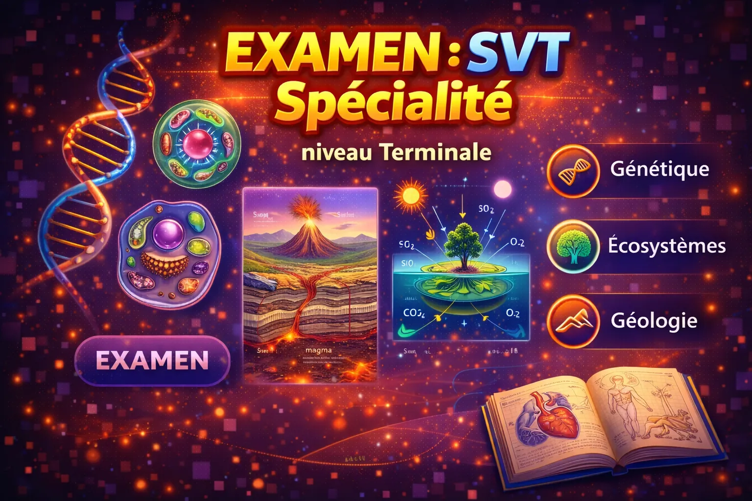 SVT SPE Terminale — Examen blanc + Correction en ligne 1 FREE VERSION — Niveau Intermédiaire